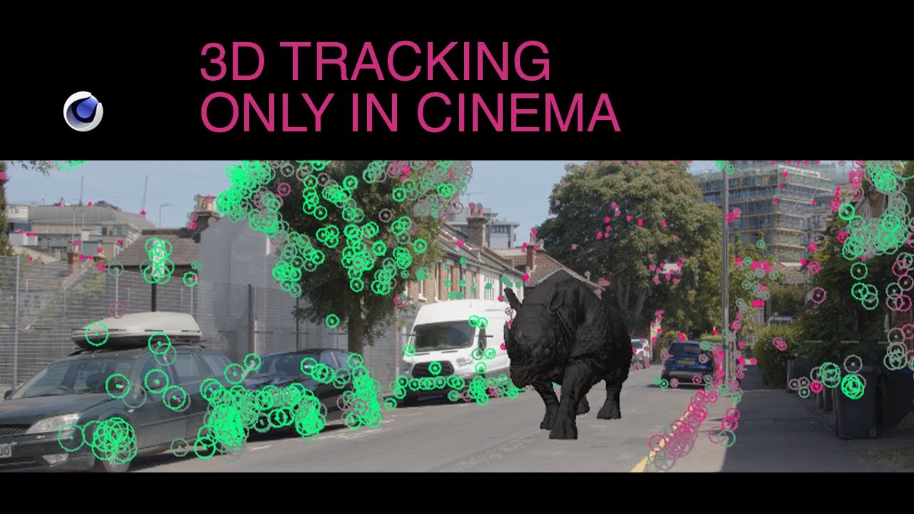 3D трекинг только в Cinema 4D (без After Effects) - Standart render