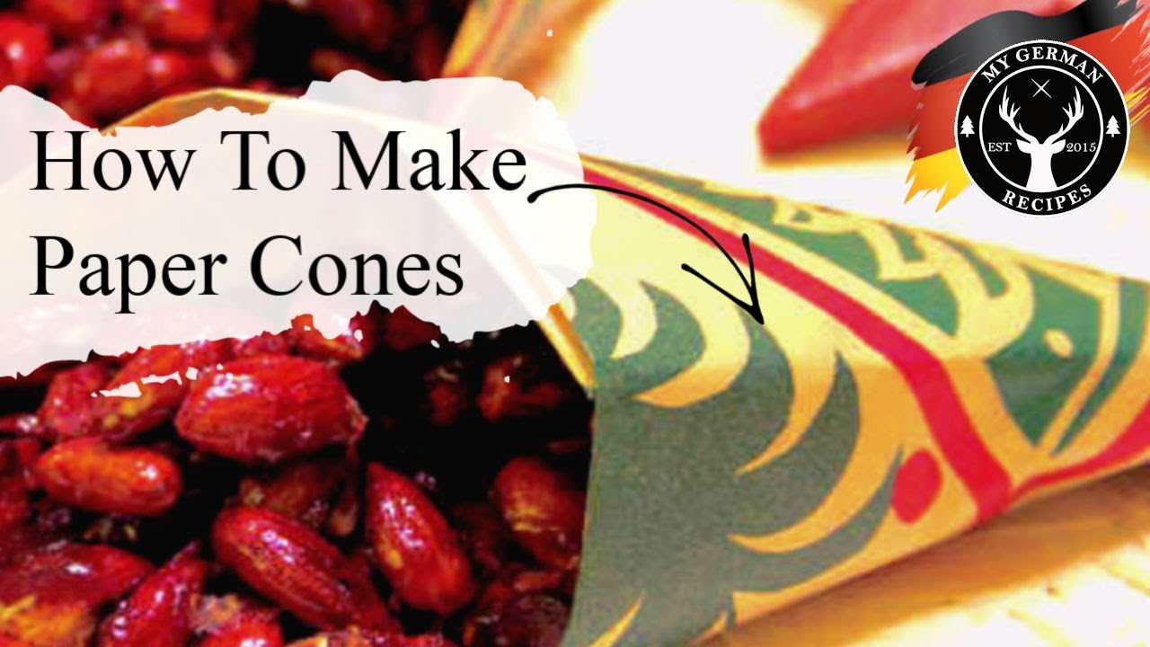 Making Paper Cones ✪ MyGerman.Recipes
