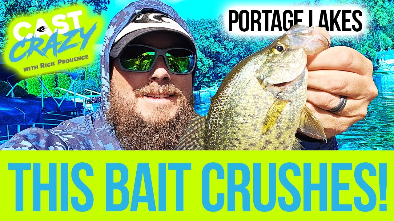 This BAIT Crushes the Late Summer Crappie! - Portage Lakes Crappie