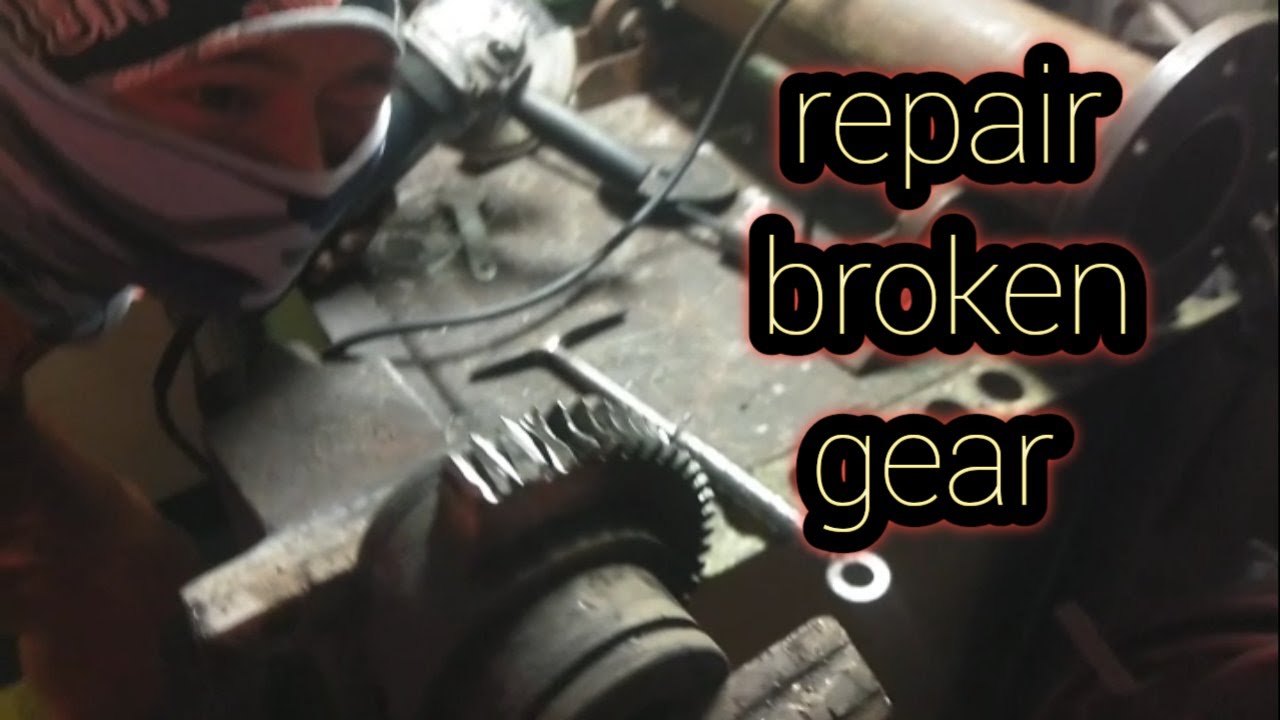 repair broken gear valve / / gear box