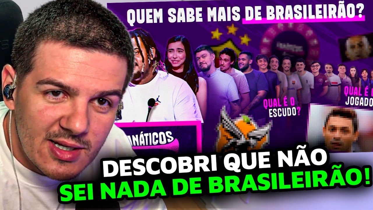 O QUIZ MAIS DIFÍCIL DA HISTÓRIA DO BRASILEIRÃO! - wardi REAGE AO FANÁTICOS!