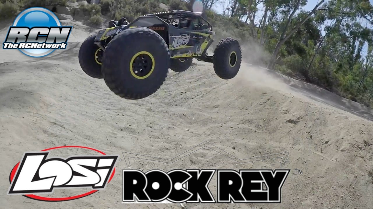Losi Rock Rey - Running Video and Back Flip!