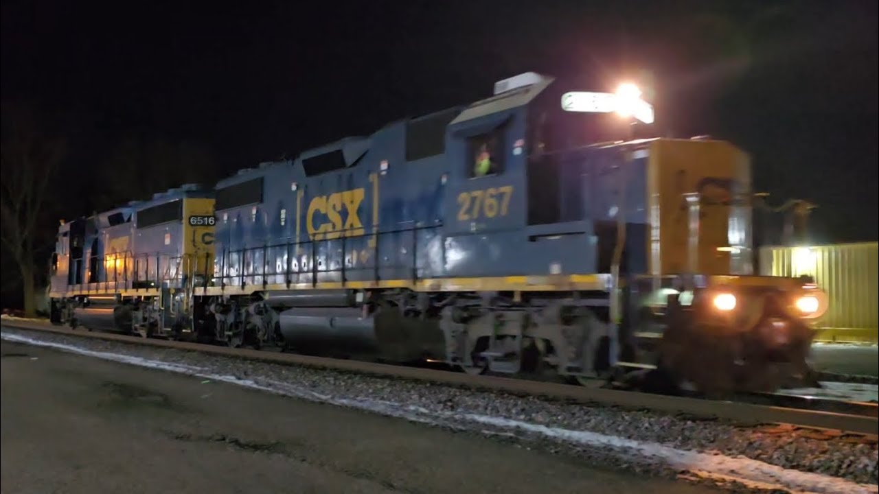 CSX 2767's K5LLA in Terre Haute, IN 12-16-25