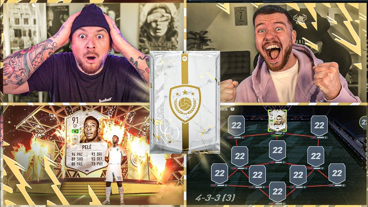 KATASTROPHE !😱 RANDOM ICON SQUADBUILDER BATTLE vs PROOWNEZ 🔥 FIFA 22