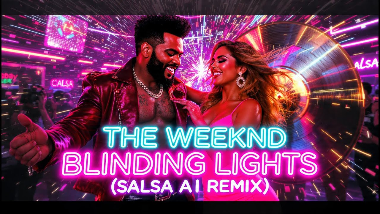 The Weeknd - Blinding Lights 💡🔥 (Salsa AI Remix Rom&aacute;ntica) #Mamisalsa #SalsaAI