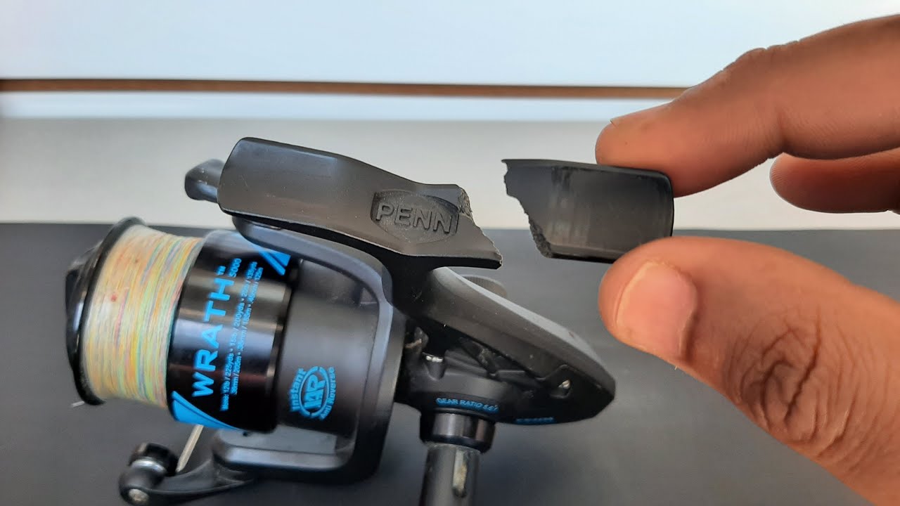 Como Reparar el pié de un Carrete Spinning || Broken Reel Foot Repair