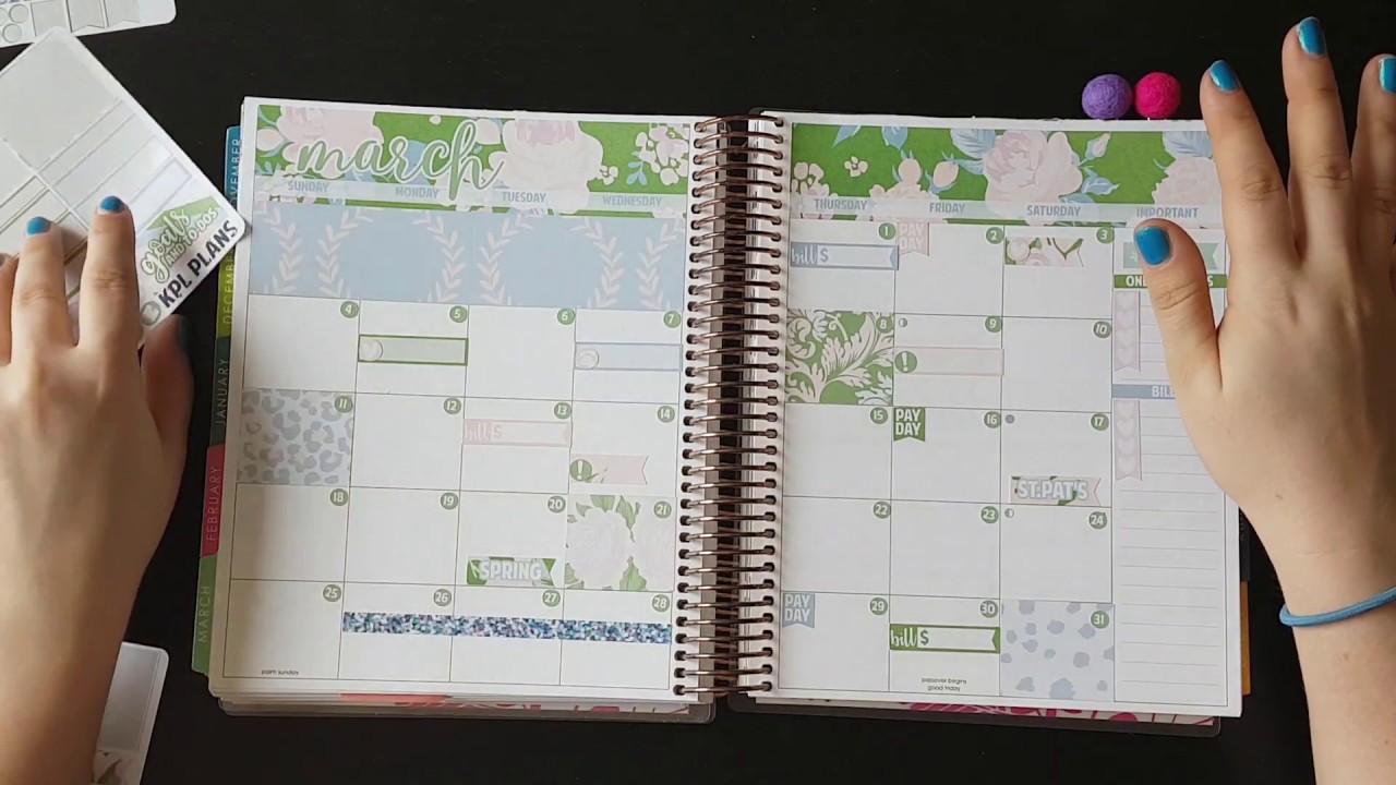 Plan With Me March 2018 Feat. KPLPlans