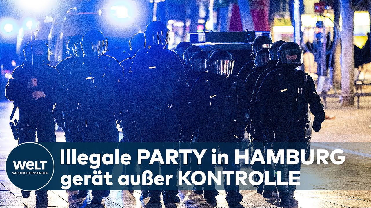 HAMBURG, STUTTGART: Flaschenwürfe, Pfefferspray! Jugendliche geraten mit der Polizei aneinander