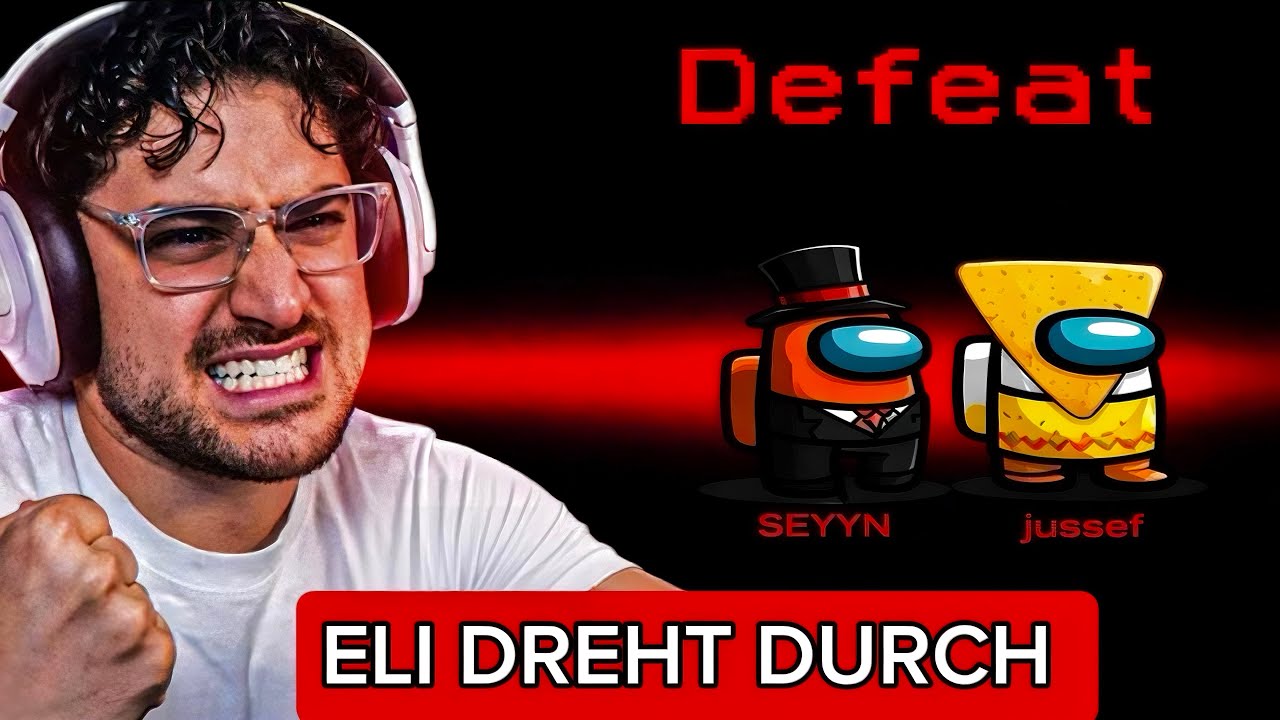 ELI IST AM ENDE MIT SEINEN NERVEN&hellip;🤬| Among Us mit Danny, Ali, Kroko, Jussef & Co.🤯 | EliasN97 Uncut
