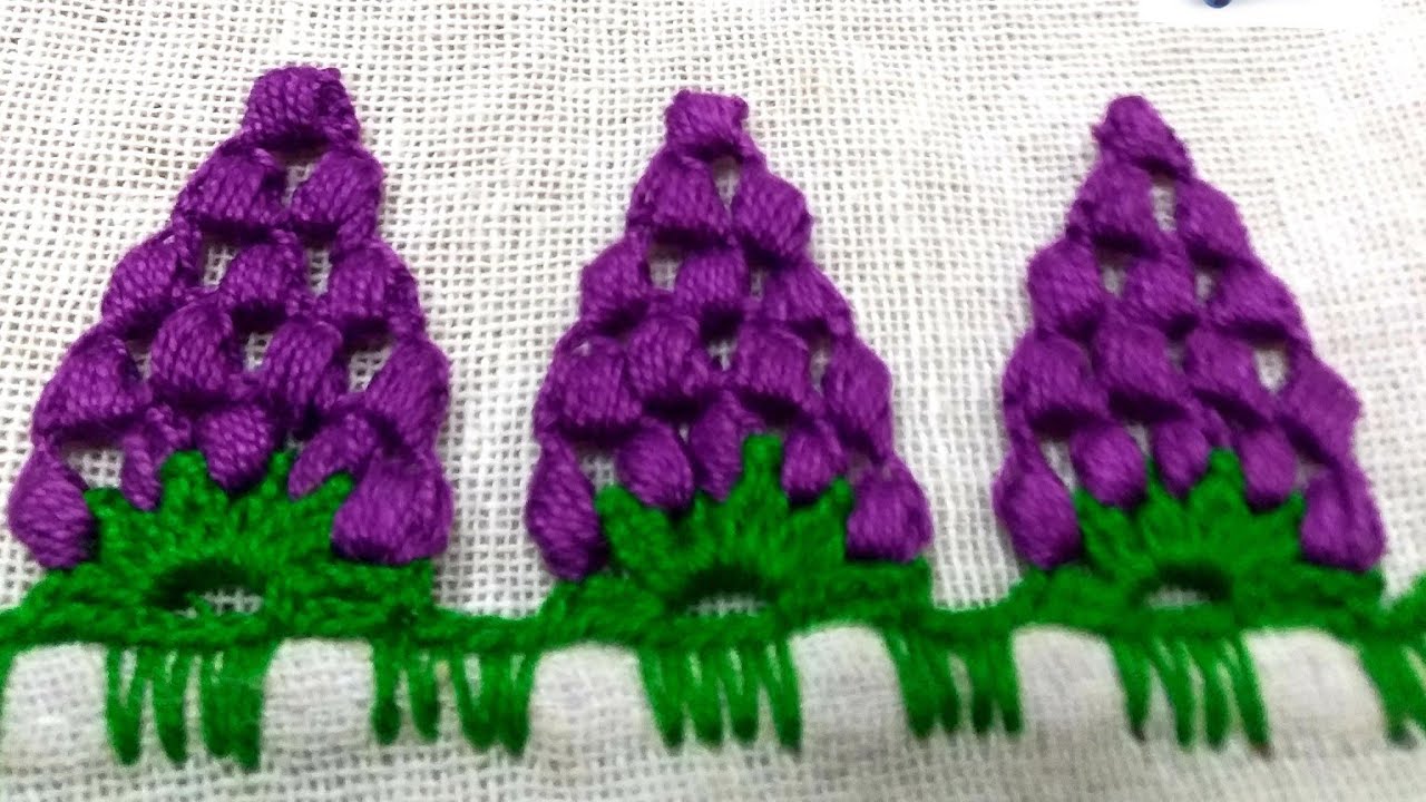 bico em crochê de uvas