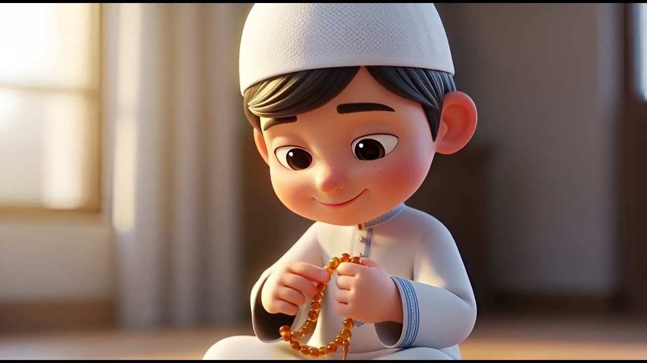 Al Eline Kalemi Yaz Allah’ın Adını ✏️ | Çocuklar İçin İlahi | Eğitici 3D Animasyon