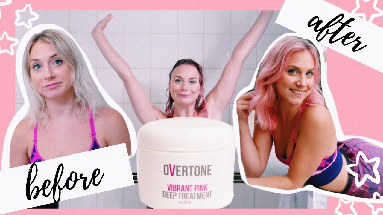 dying my hair PINK with OVERTONE!