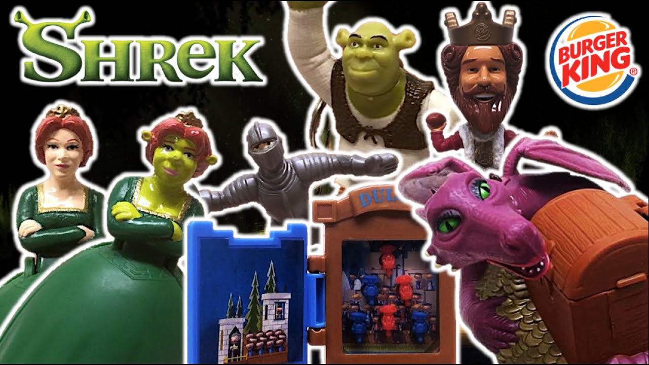 Burger King - SHREK | Colección de Figuras (2001) - PARTE 1 - Dreamworks - TOY SHOTS (2023)