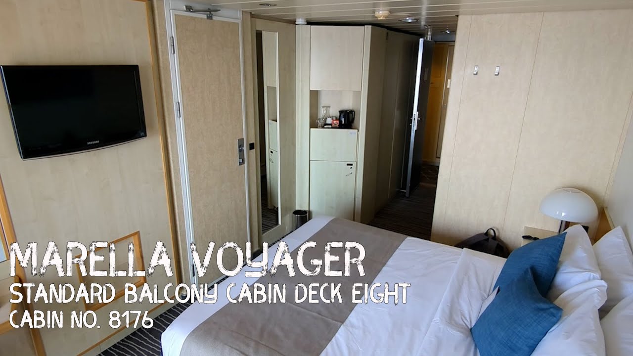 Marella Voyager - Standard Balcony Cabin Deck Eight, Cabin no.8176