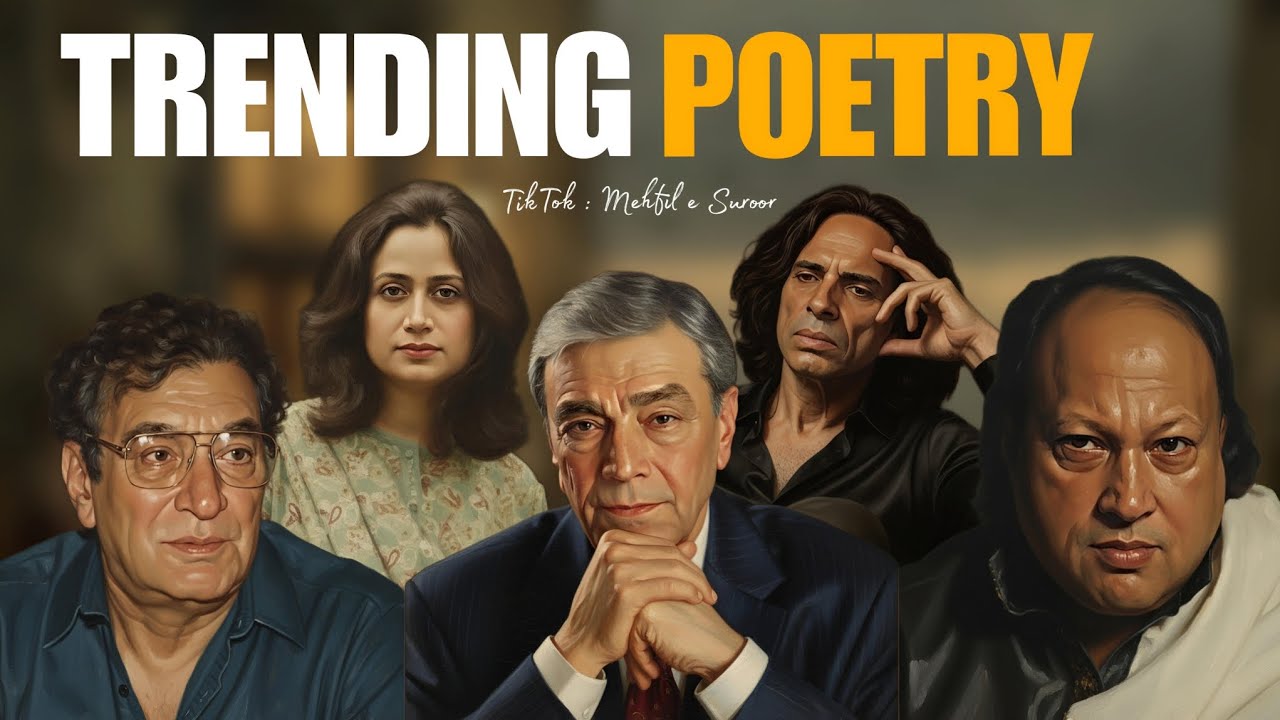 Top Trending Poetry Collection Of Jaun Elia | Ahmad Faraz | Parveen Shakir | Zia Mohyeddin 🤍🥀🫀