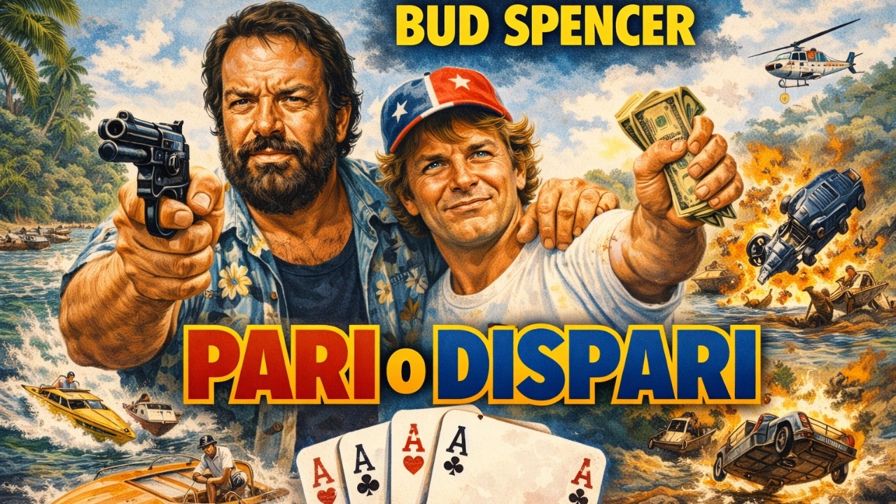 O Tenente e o Jogador: Missão Cassino | Pari e dispari | 4K | Filme completo