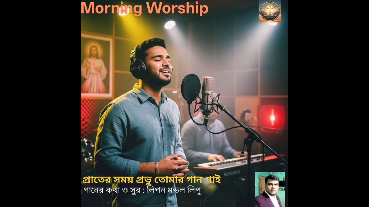 প্রাতের সময় প্রভু তোমার গান গাই। গানের কথা ও সুর : লিপন মন্ডল লিপু