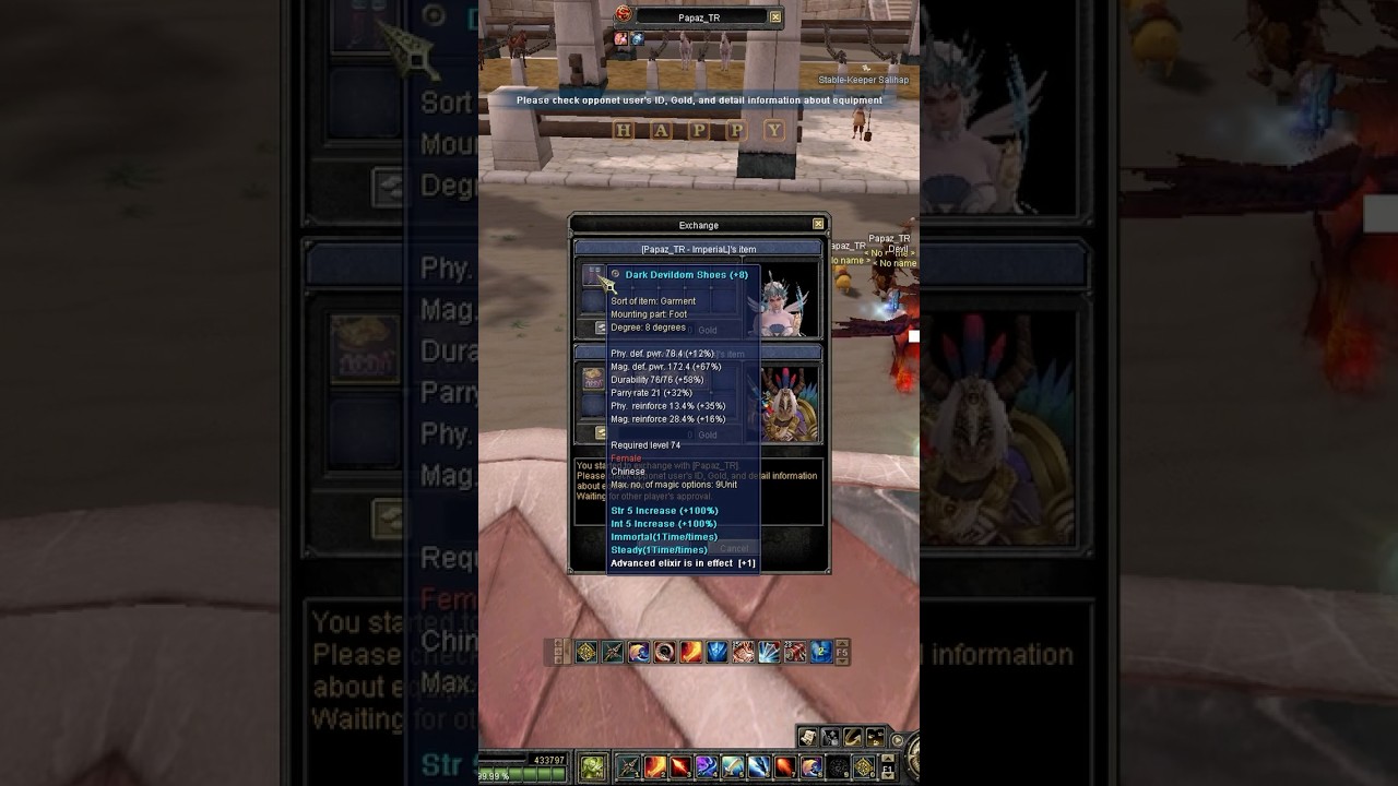 Silkroad Online - 80 Cap Garment Set Update Buying and Selling (+8 Foot, +7 Hands, Devil Spirit +5)