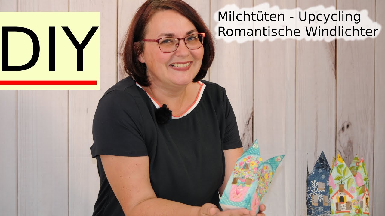 Upcycling mit Milchtüten: Romantische  Windlichter DIY