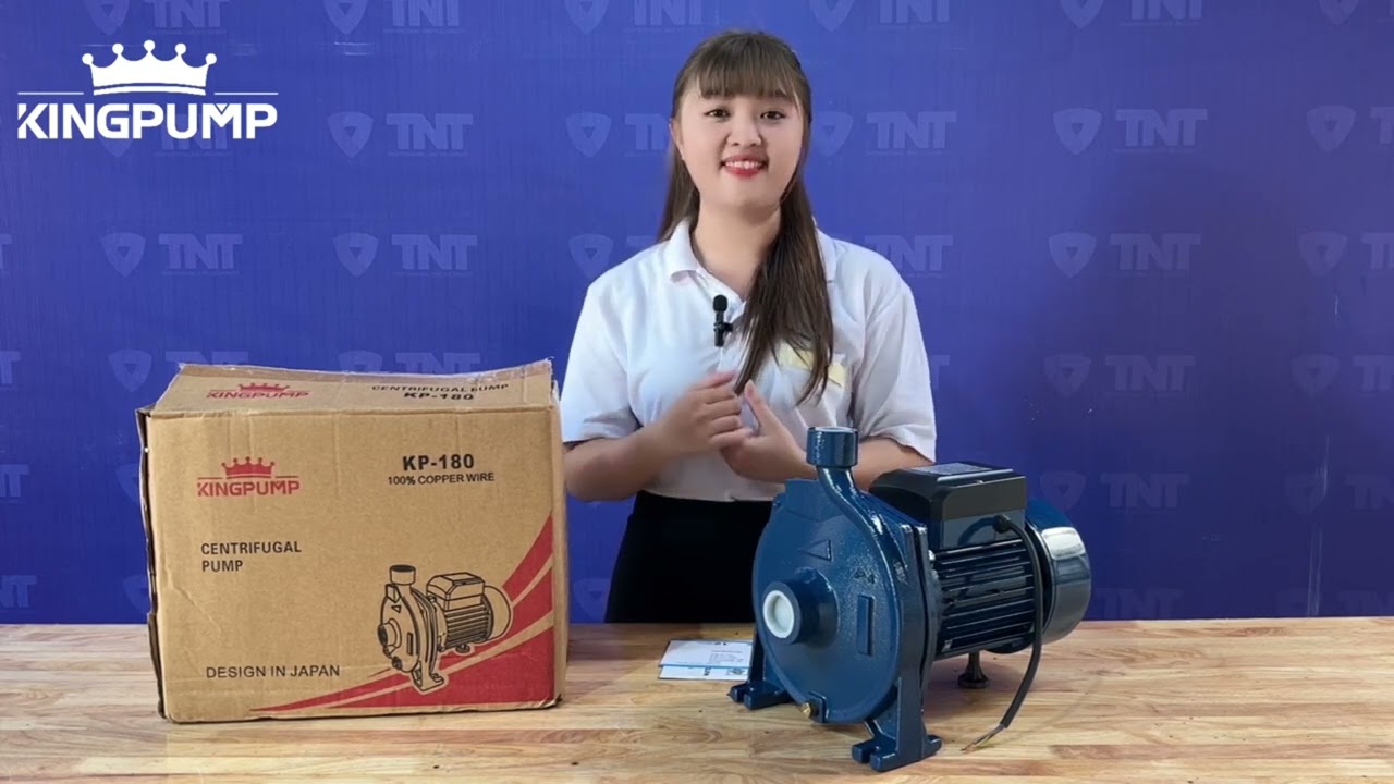 Bơm Nước tưới tiêu, tưới cà phê, tưới vườn hoa - Bơm Đẩy cao - Cánh Áp Lực, công suất mạnh mẽ 1.5HP