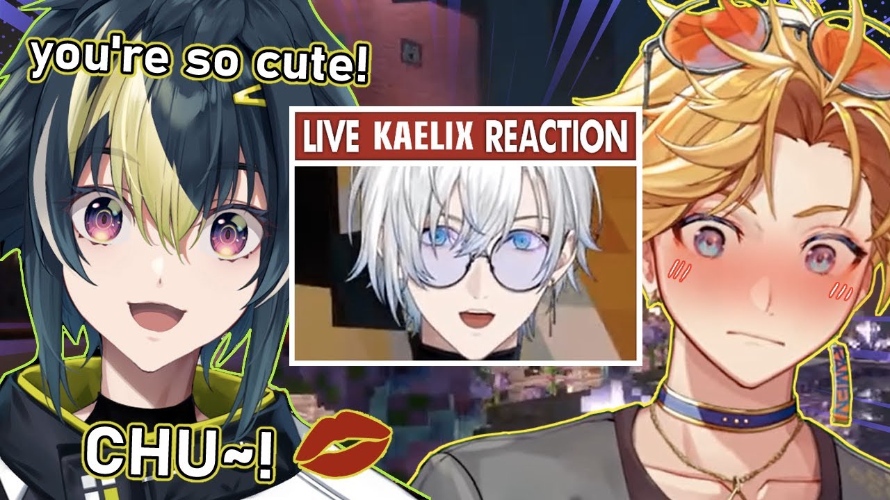 Kaelix's live reaction when Rai kissed Wilson: