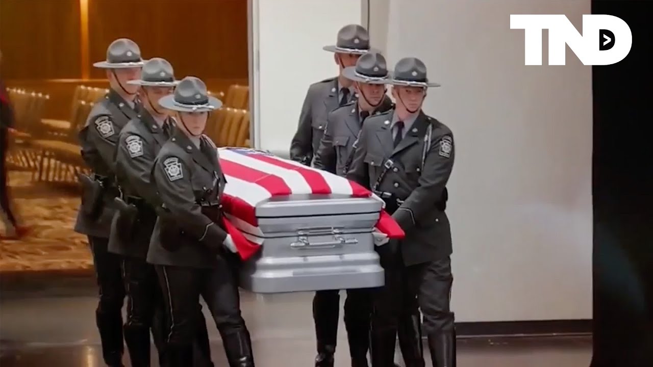Honoring a hero: Funeral for PSP Trooper Jacques Rougeau, shot and killed in line of duty
