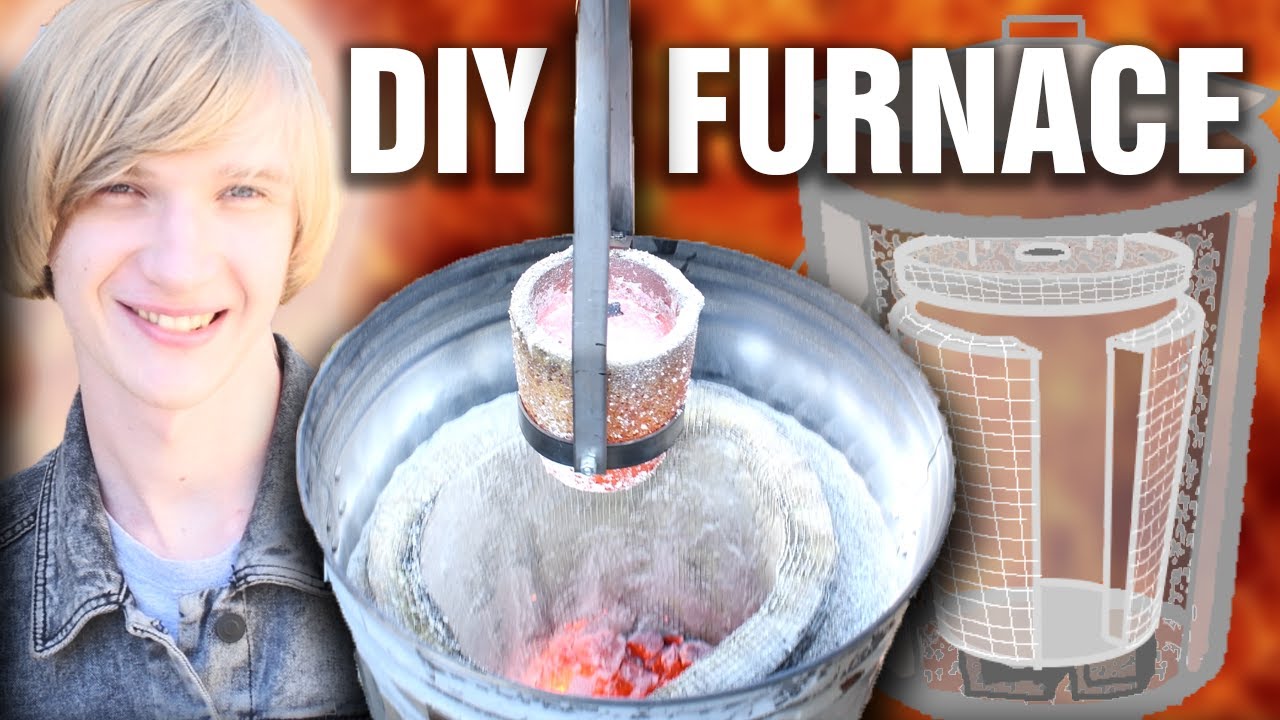 How to make a metal melting furnace/foundry for cheap