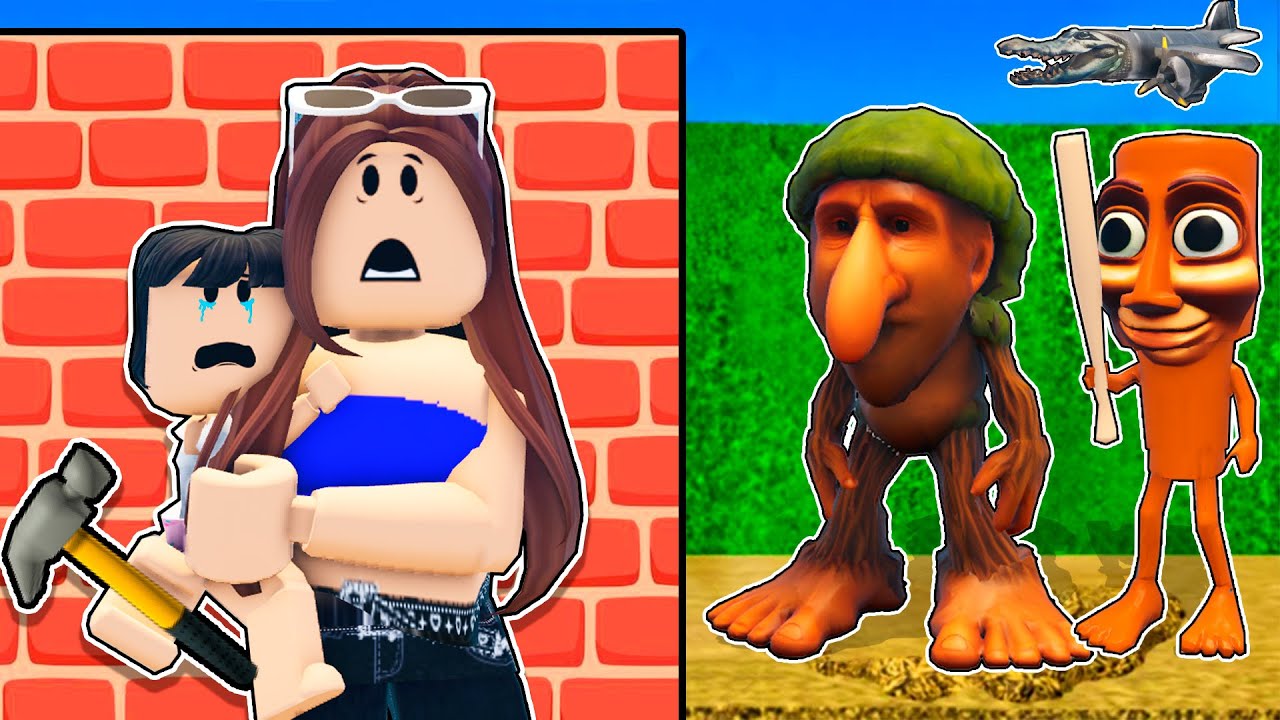 CONSTRUYE PARA SOBREVIVIR A LOS MONSTRUOS EN ROBLOX!