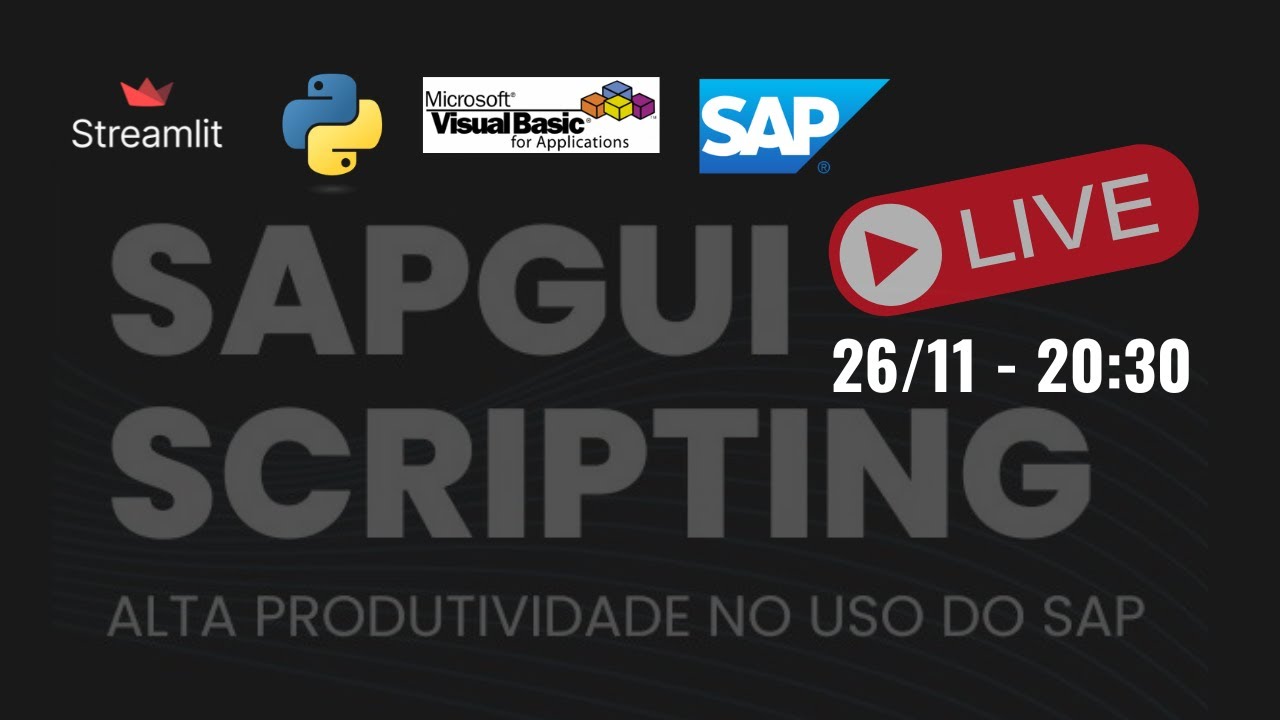Como Automatizar o SAP com Python e Excel/VBA