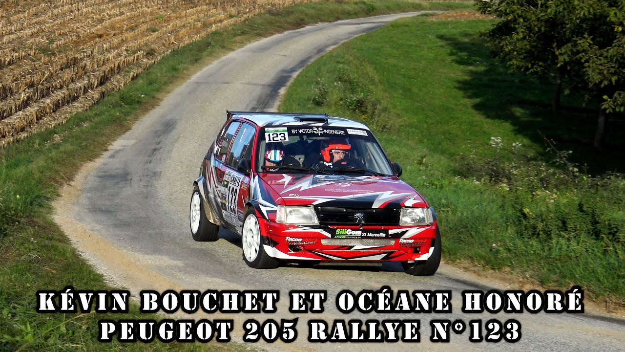 Rallye de la Noix de Grenoble 2023 - Peugeot 205 Rallye N°123 - Kévin BOUCHET et Océane HONORÉ