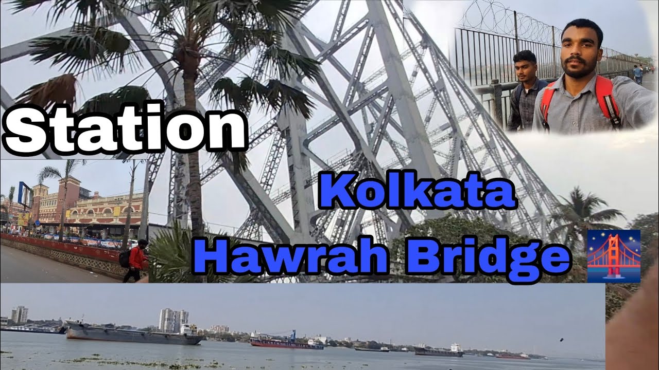 Kolkata Hawrah bridge 🌉  / Full video/ hugli nadi / boat / Hawrah station  / 🚉  support guys 👦 