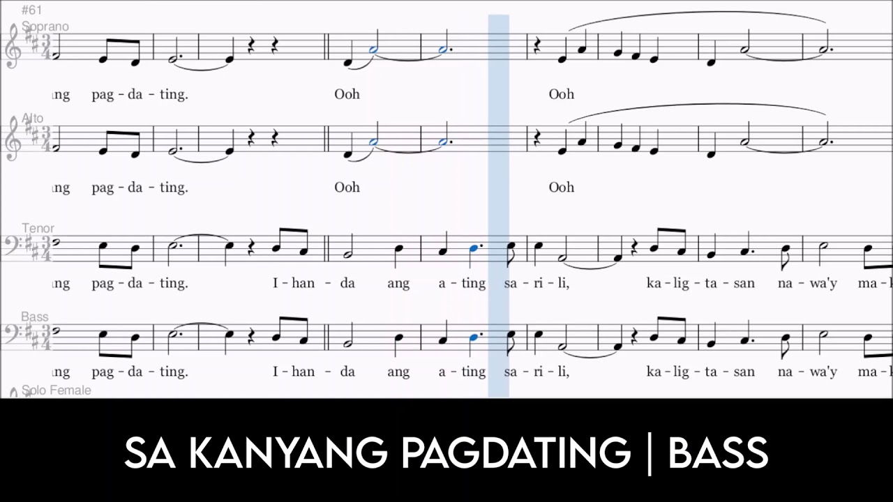 Sa Kanyang Pagdating | Bass