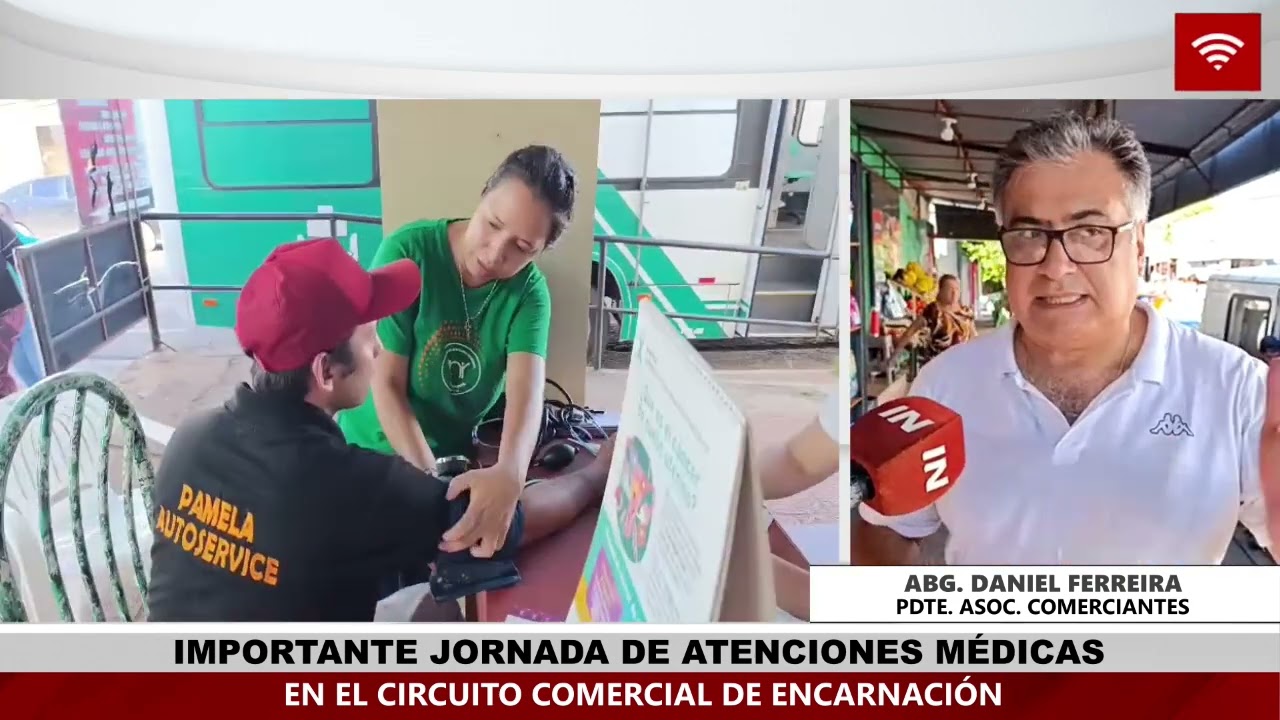 REALIZARON JORNADA DE ATENCIÓN EN EL CIRCUITO COMERCIAL DE ENCARNACIÓN