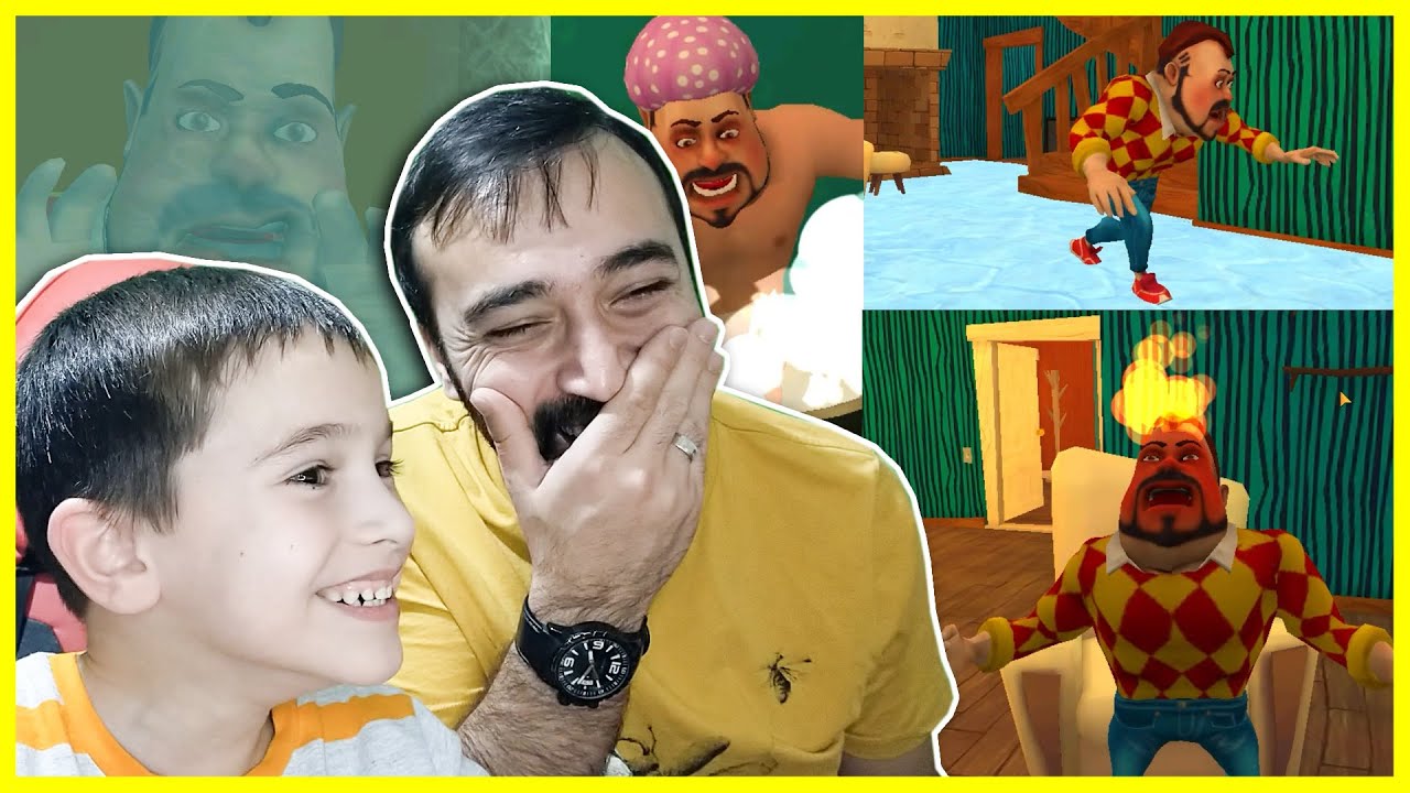 SAKALLI KOMŞUNUN EVİNİ BUZ PİSTİNE ÇEVİRDİK! BANYOSUNA YENGEÇ ATTIK! MUHAMMED ALP İLE DARK RIDDLE 2