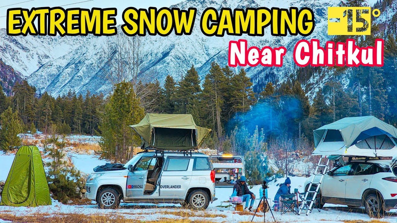 Vlog 356 | EXTREME SNOW CAMPING IN -15° 💢 YE HAI ASALI WINTER KE MAZE 🤗