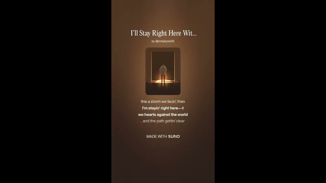 I’ll Stay Right Here With You