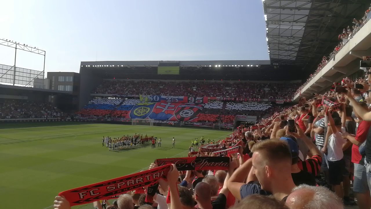 opening choreo FC Spartak Trnava vs DAC Dunajska Streda 5.5.2018
