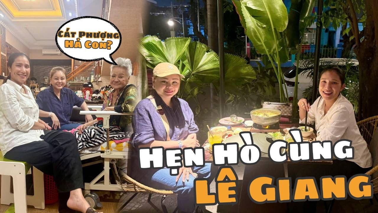 CÁT TƯỜNG hẹn hò cùng LÊ GIANG - cùng CON GÁI LÀM ĐẸP cho con đen và CÁI KẾT!!!