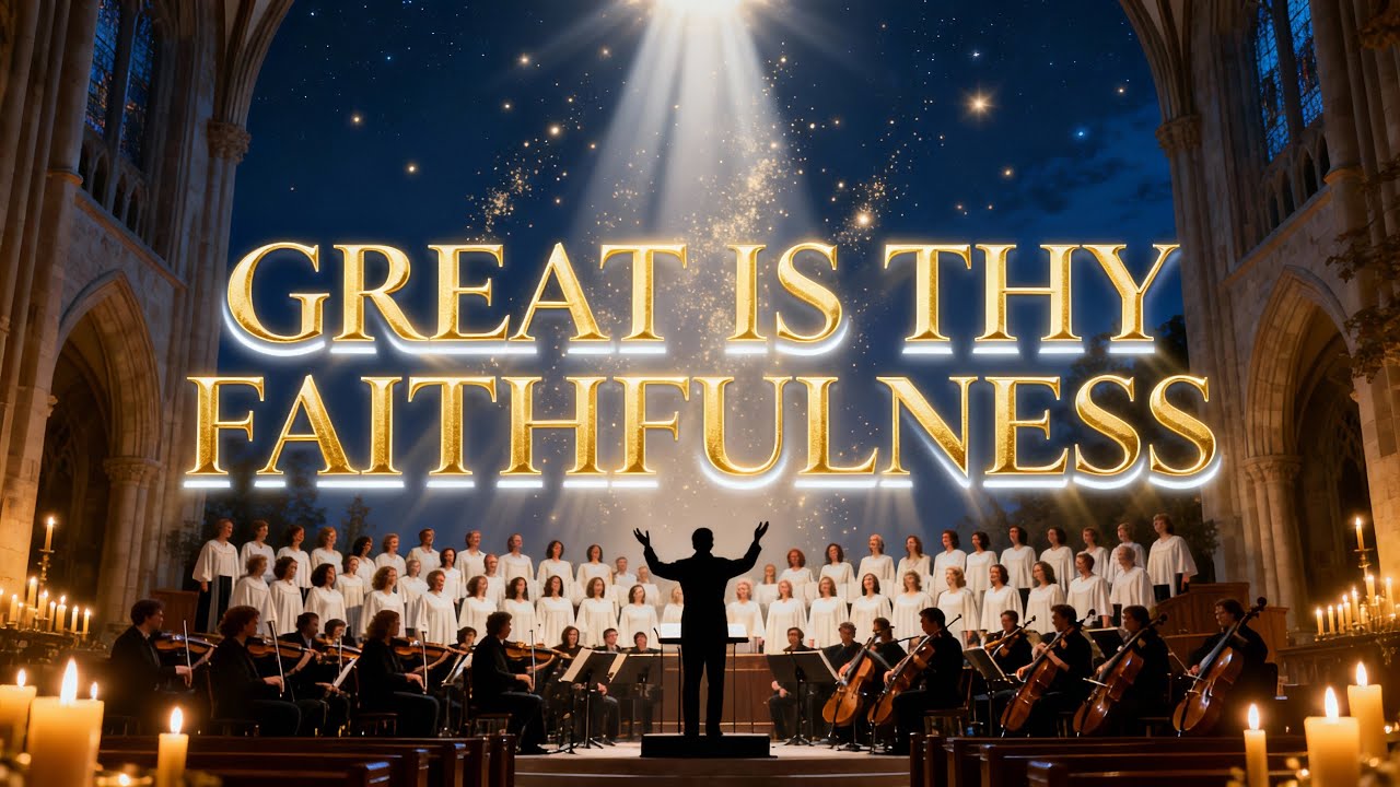 Great Is Thy Faithfulness – Powerful Epic Orchestral Choir Performance