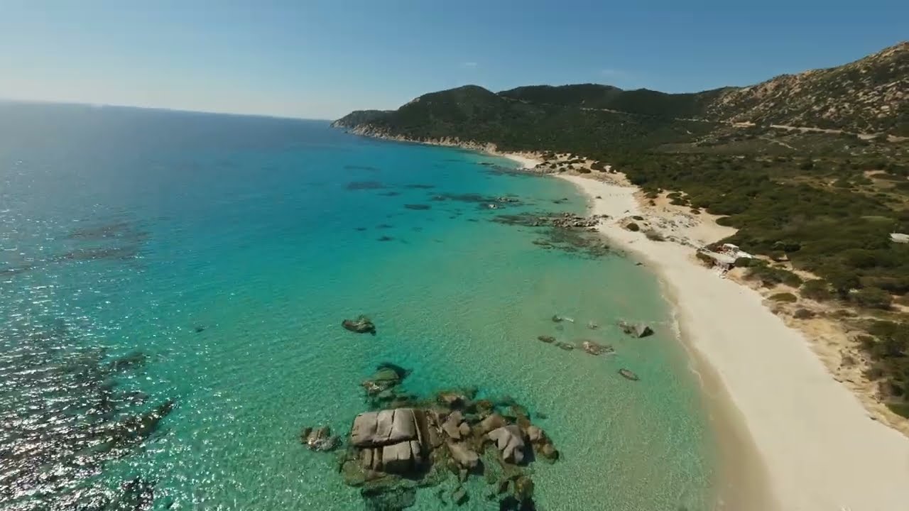 Spiaggia di Porto Sa Ruxi - Villasimius [ 4K ] Sardegna World by drone