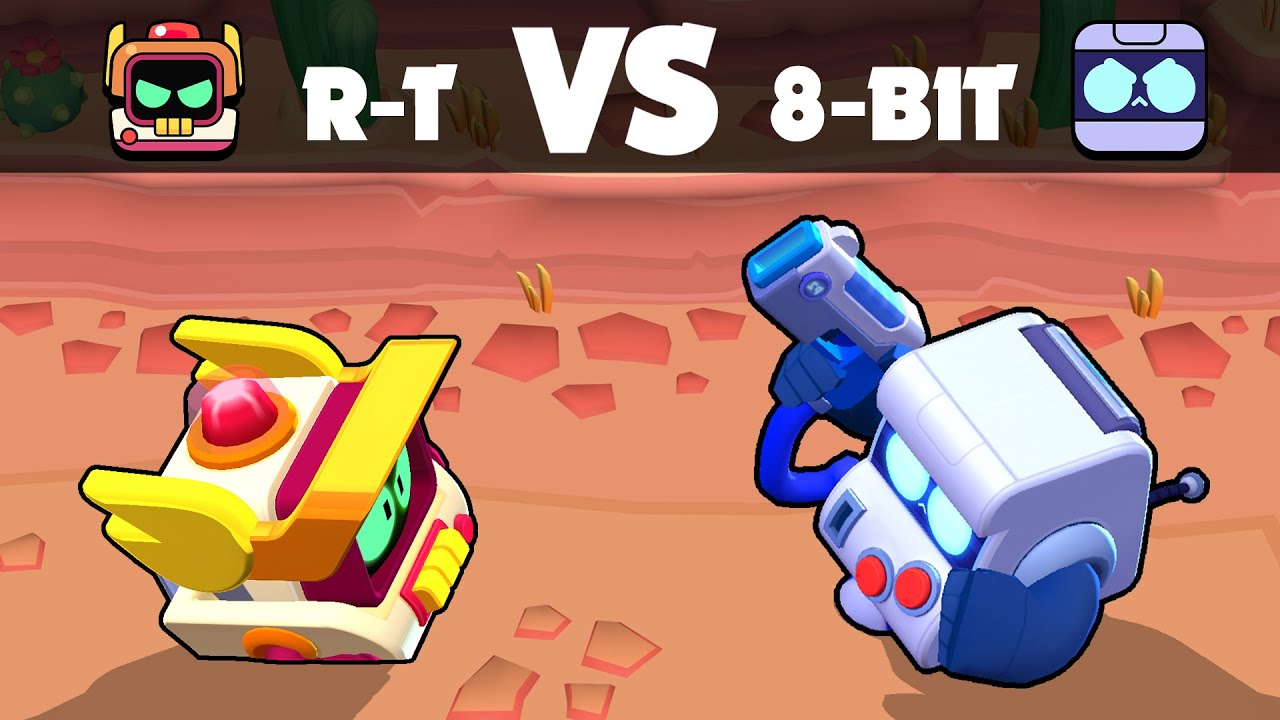 R-T vs 8-BIT | 1 vs 1 | Brawl Stars