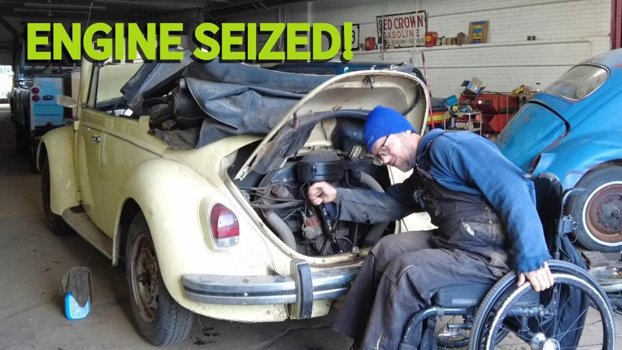 FIRST START in 40 Years Will it Run? Barn Find 1969 VW Beetle