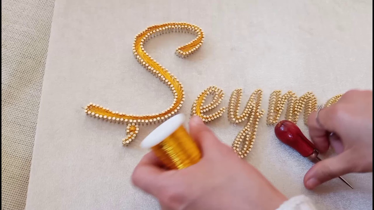 Filografi Harf Örme Teknikleri 🧵