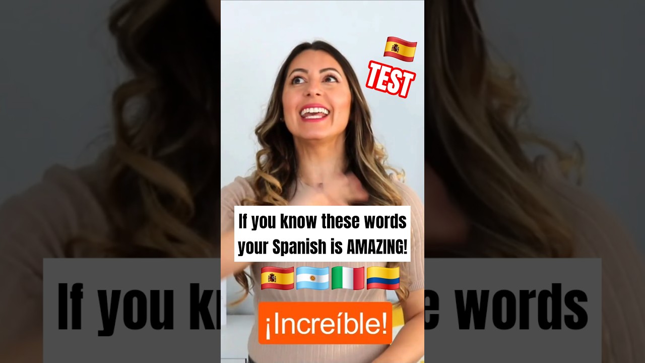 Test your Spanish with these ADVANCED words
