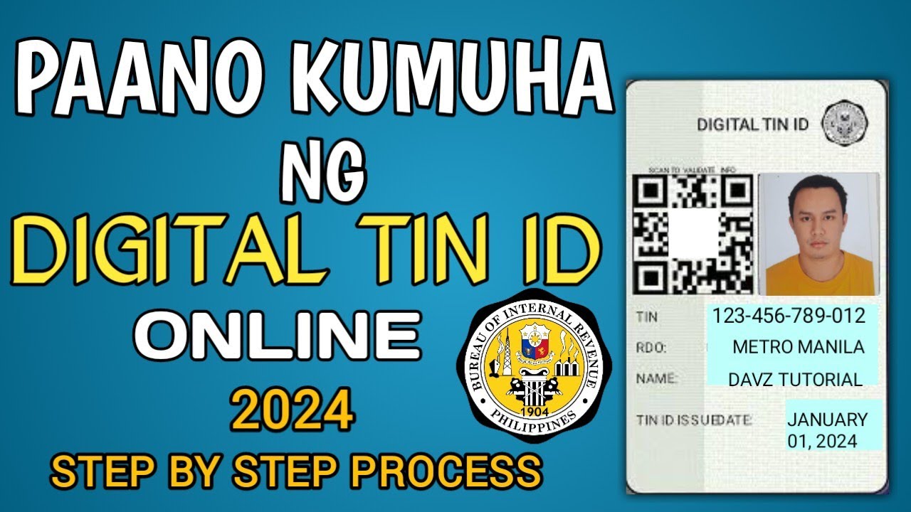 PAANO KUMUHA NG DIGITAL TIN ID ONLINE 2024 | HOW GET DIGITAL TIN ID ONLINE Updated Process 2024