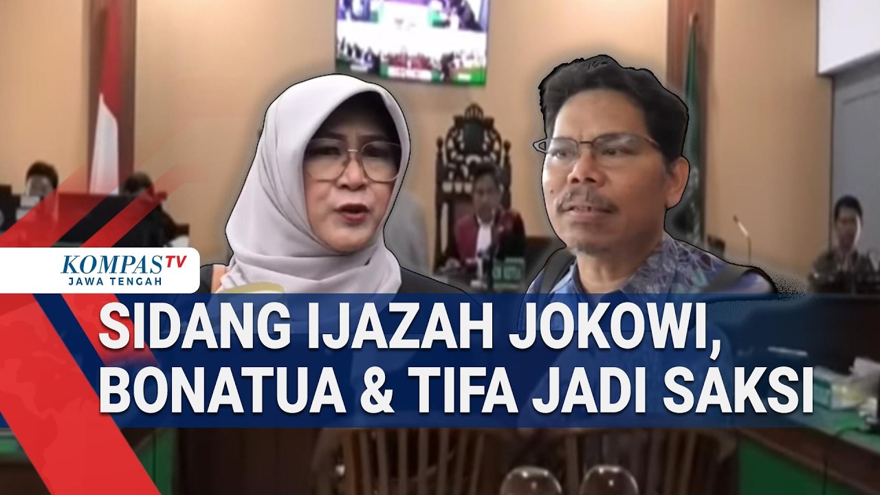 Sidang Ijazah Jokowi, Bonatua & Tifa Jadi Saksi