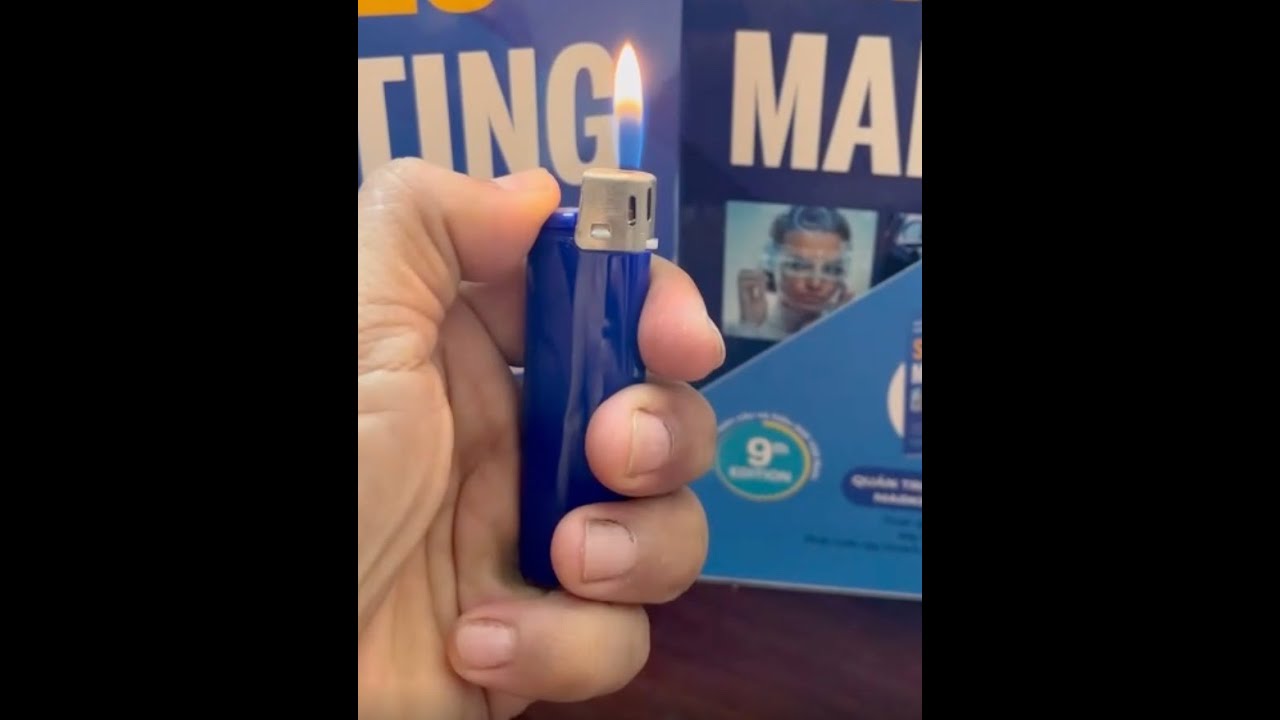 Lighter with logo printed