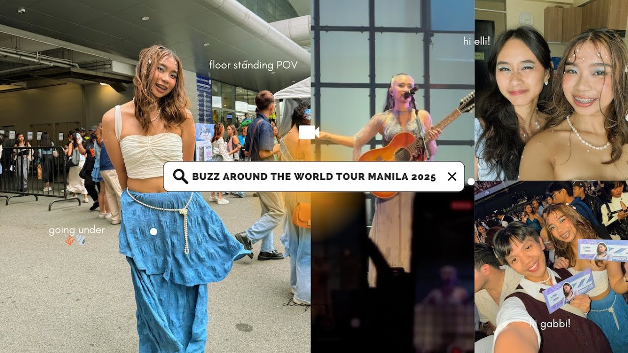i saw niki AGAIN in 2025! | BUZZ Around the World Tour Manila | vlog