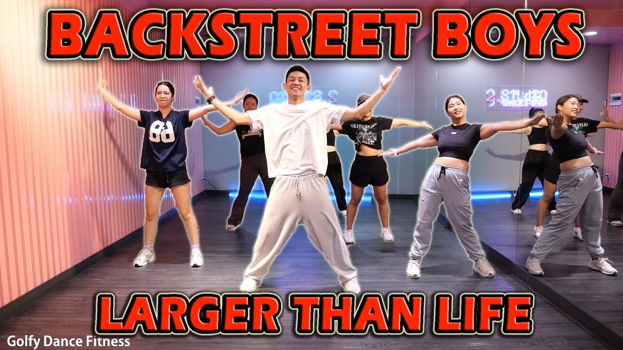 Backstreet Boys - Larger Than Life | Golfy Dance Fitness / Dance Workout | คลาสเต้นออกกำลังกาย