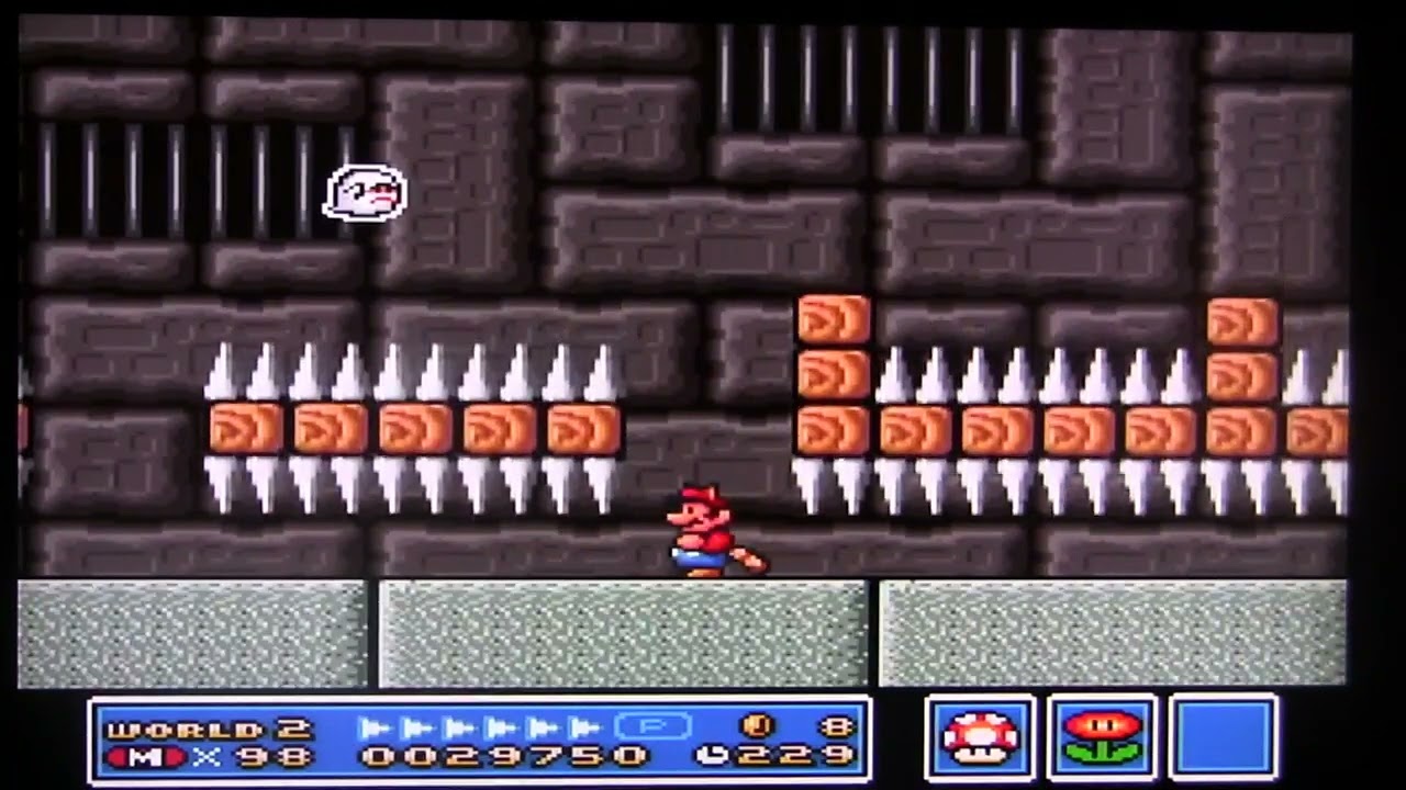 Mario3(2-Devil's Ghost Castke)Gentle play